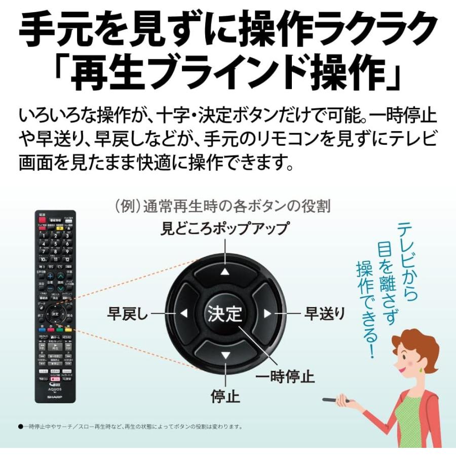 AQUOS シャープ(SHARP) 500GB 2チューナー ブルーレイレコーダー