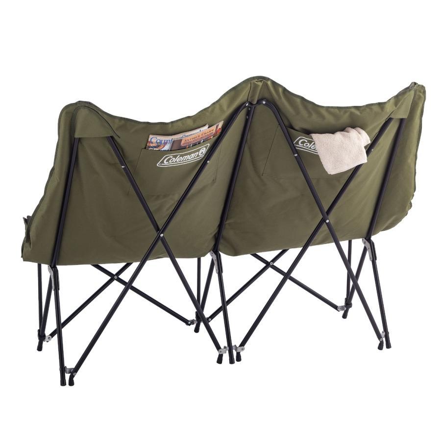 Coleman ソファチェア オリーブ✖️2個 Coleman（コールマン） チェア ソファチェア ダブル 2000037432 : 株式