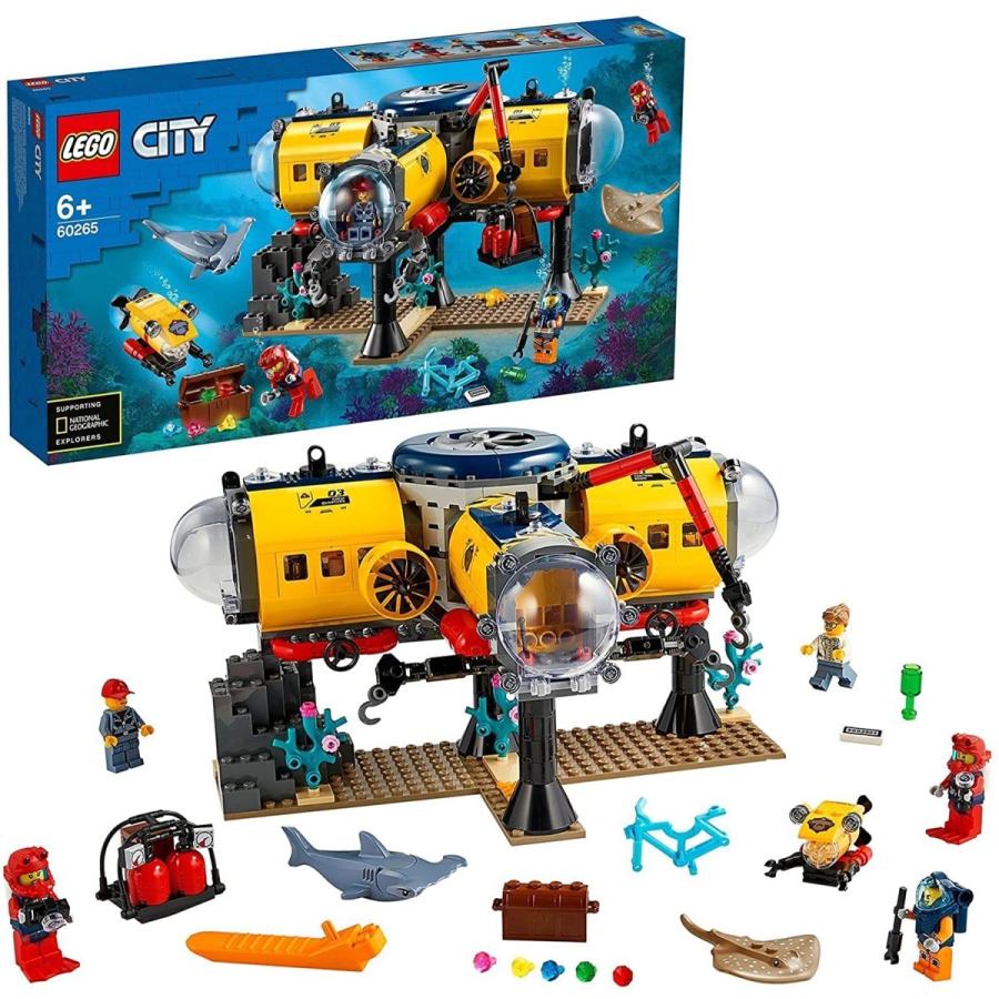 LEGO（レゴ） シティ 海の探検隊 海底探査基地 60265 : 株式会社