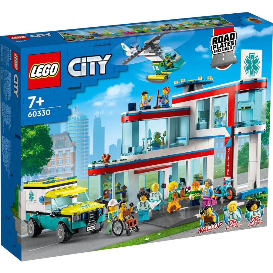 LEGO レゴ(LEGO) シティ レゴシティの病院 60330 おもちゃ ブロック 