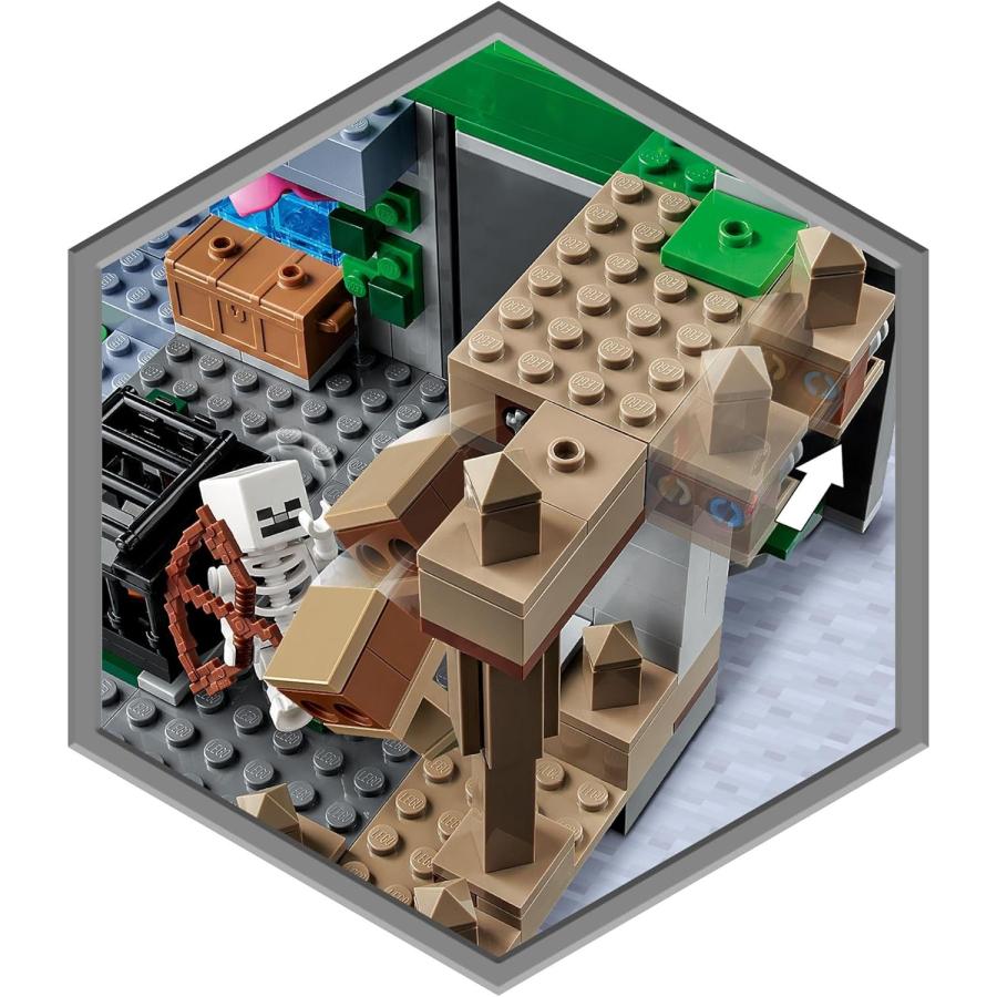 LEGO（レゴ） マインクラフト スケルトンの洞窟 ブロック 21189 : 株式
