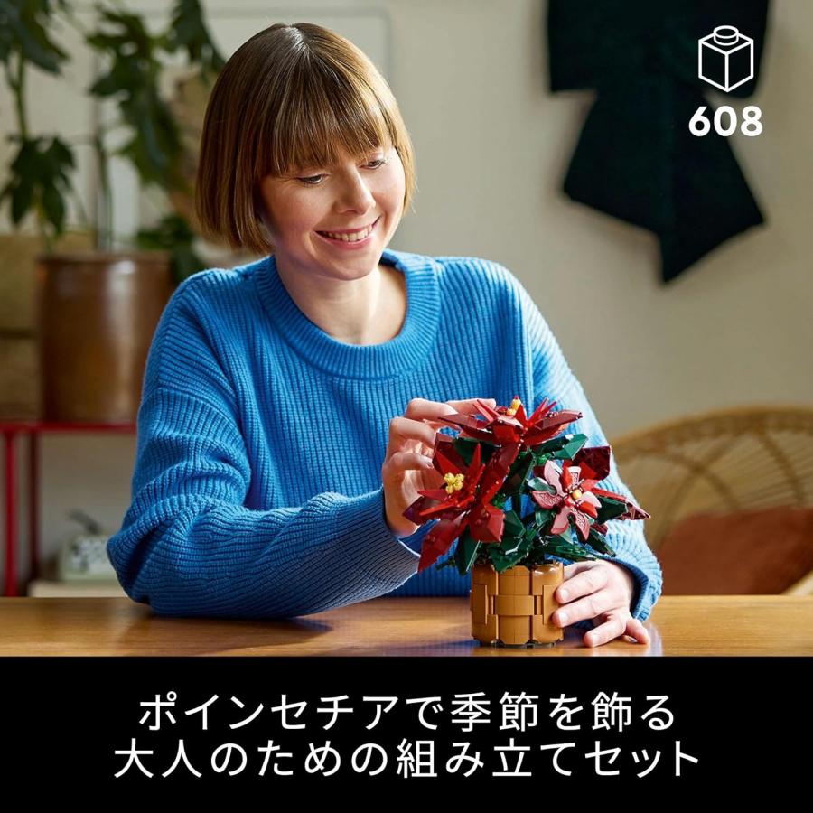 LEGO（レゴ） ボタニカル ポインセチア おもちゃ 玩具 誕生日