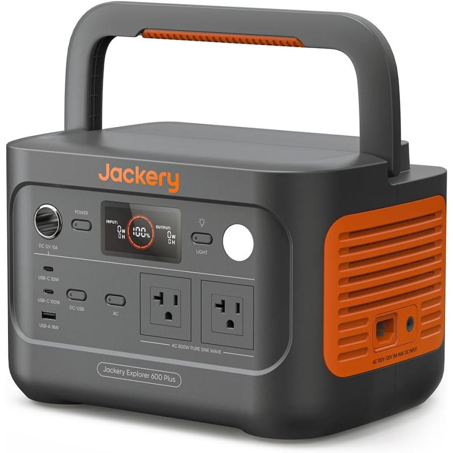 Jackery ポータブル電源 600 Plus 632Wh 定格出力800W 瞬間最大1600W コンパクト 60分急速充電 UPS機能  ジャクリ（Yahoo!・株式会社トレンドライン）