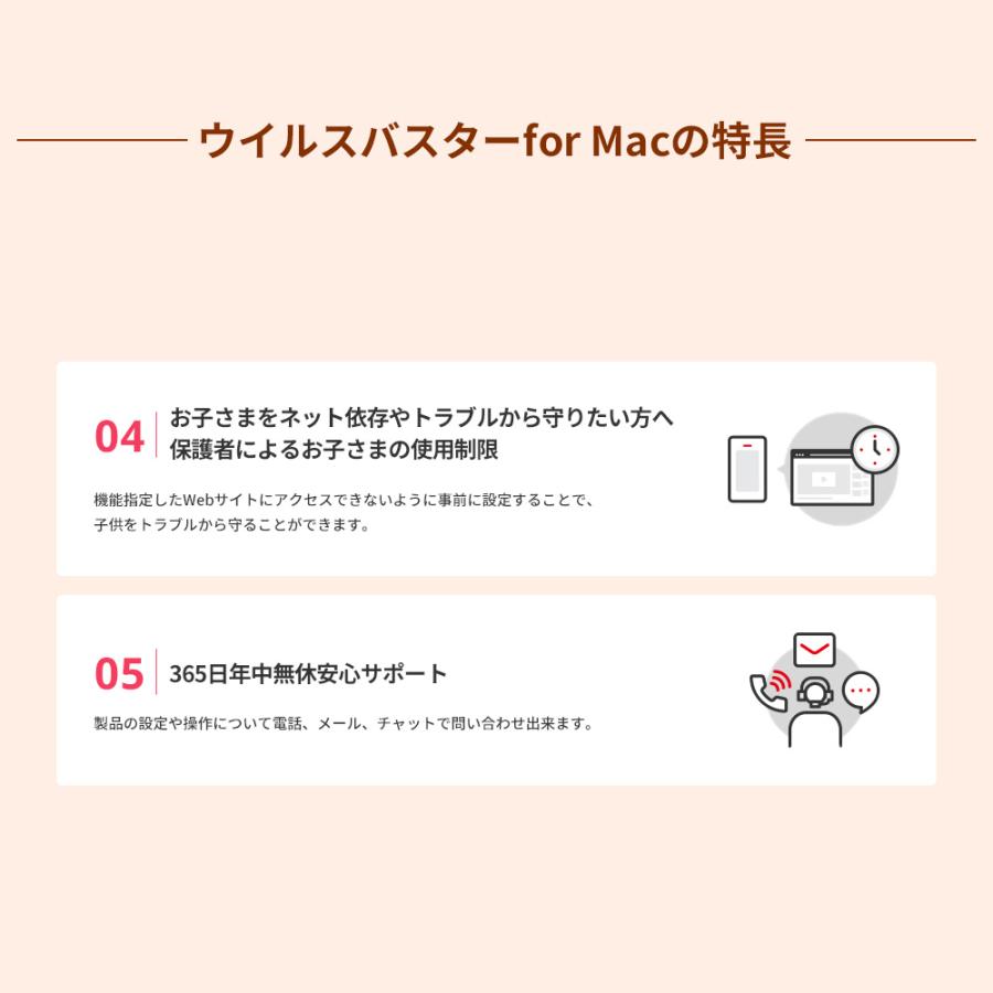 ウイルスバスター for Mac ダウンロード 1年 1台版 セキュリティソフト トレンドマイクロ公式 | トレンドマイクロ | 07