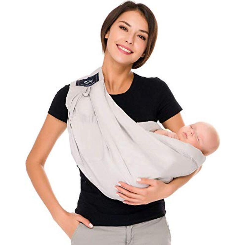 新品 CUBY ベビースリング 新生児 対象0~2歳 説明書あり 抱っこひも 片肩 ベビースリング 日本正規品（国内安全基 ベビーキャリア 新生児  抱っこ紐、おんぶ紐