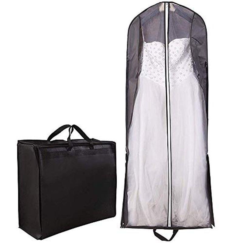 【50%OFF!】ドレスバッグ ガーメントバッグ ウェディングドレス スーツ 収納 カバー 機内持ち込み 軽量 大容量 180サイズ