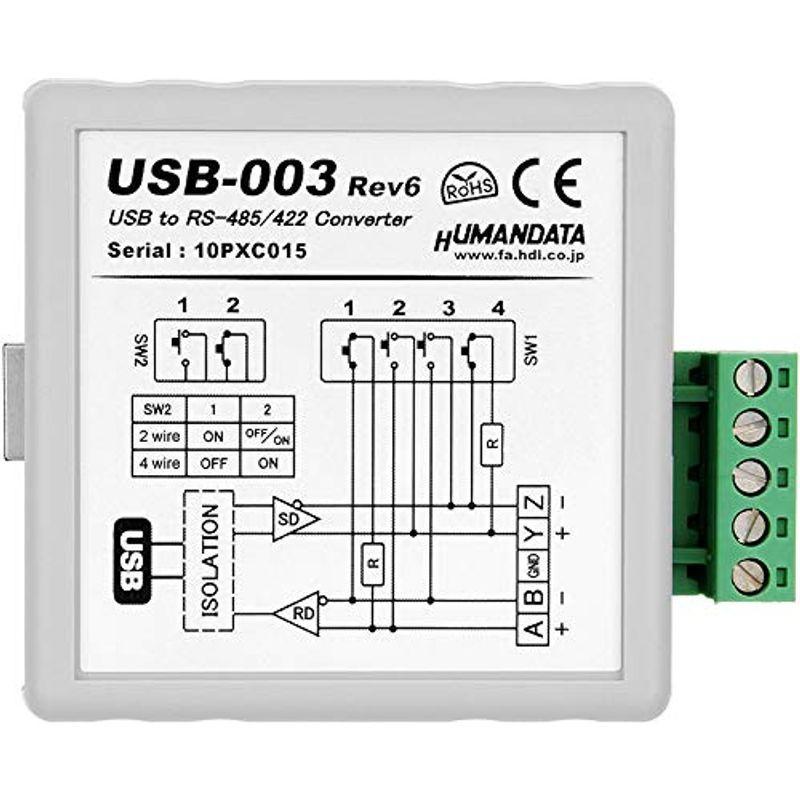 USB RS485 422 絶縁型変換器（USB-003) CE対応