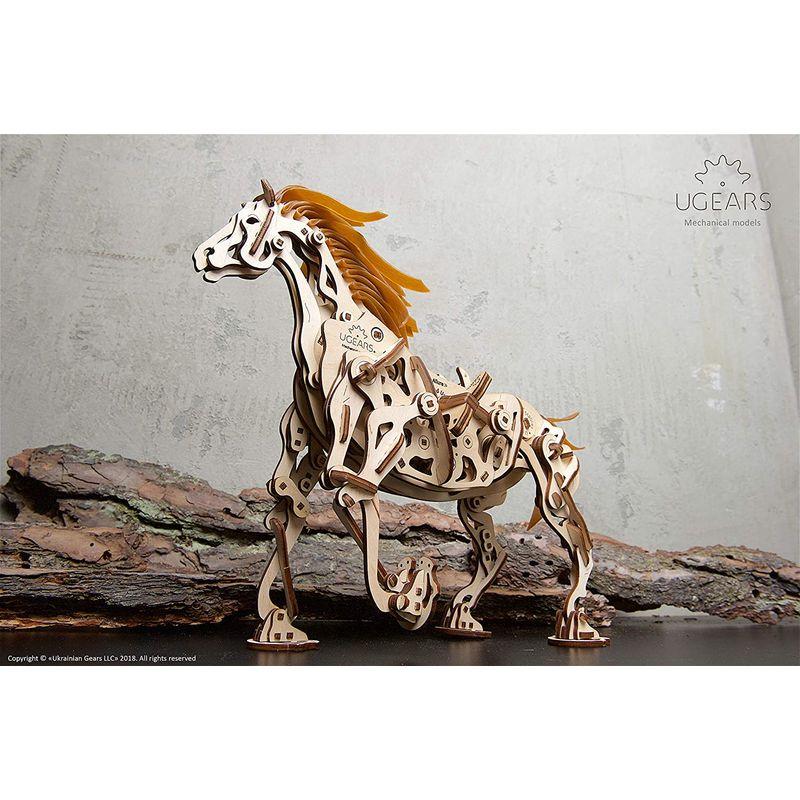 Ugears ユーギアーズ Horse-Mechanoid ホースメカノイド ;70054 木のおもちゃ 3D立体 パズル