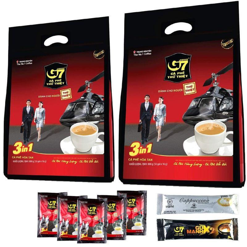 ベトナム直輸入TRUNG NGUYEN G7 3in1 ベトナムコーヒー 16g*50袋入り 2