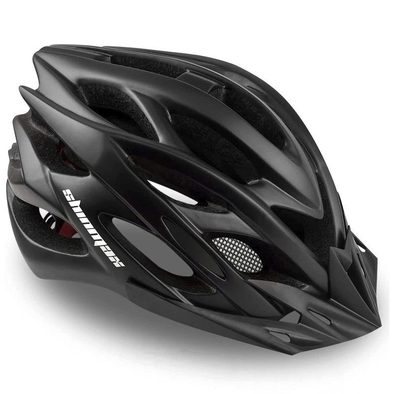 Shinmax 自転車 ヘルメット 大人 CPSC認定済み LEDライト付 ロードバイクヘルメット 57cm~62cm 軽量 虫対策 サンバ  :20230218113449-01437:TrendShop1 通販 