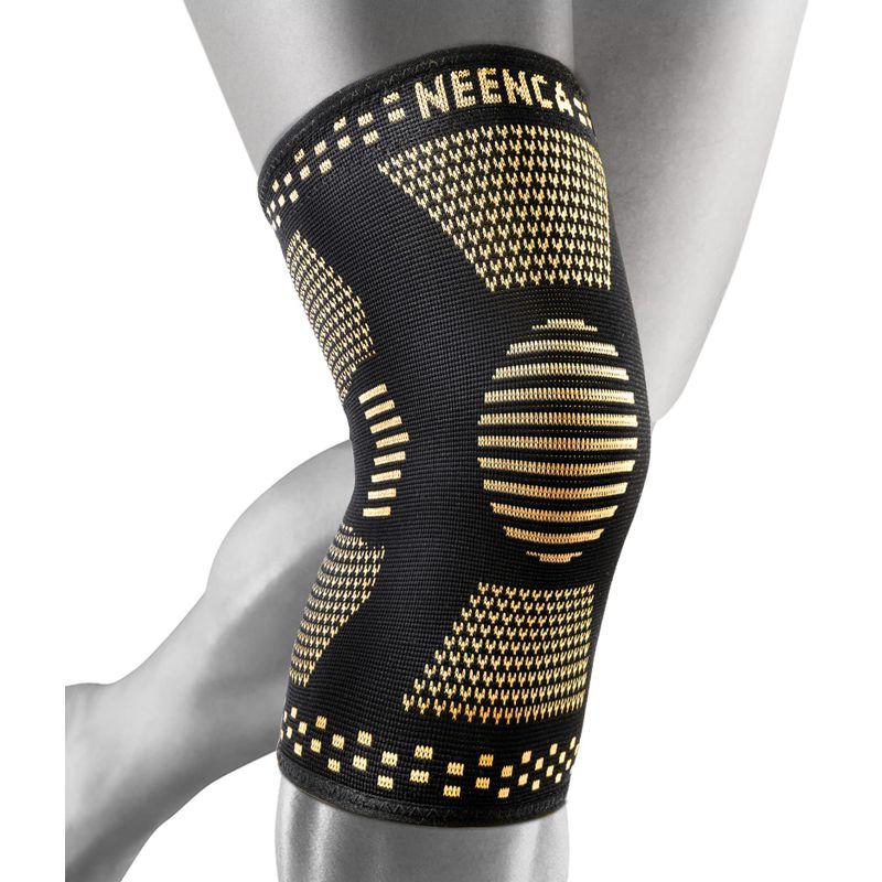 NEENCA 膝サポーター 銅繊維サポーター 膝保護 高通気 ランナー用