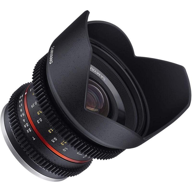 中古品 SAMYANG 単焦点広角レンズ 12mm T2.2 キヤノン EOS M用 APS-C用 【W6544990466】(23778円)