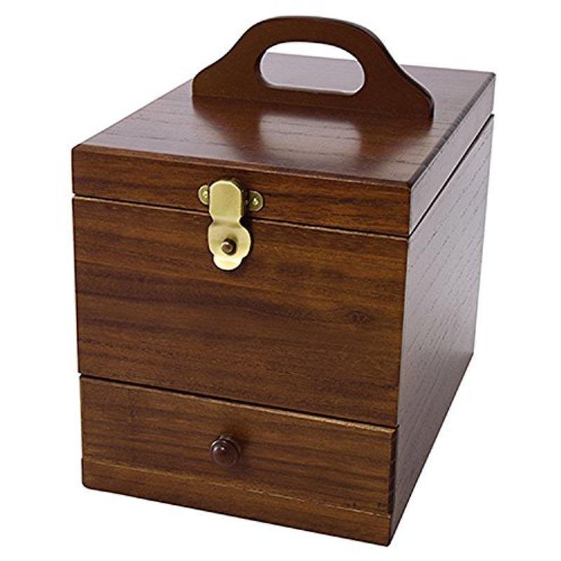 茶谷産業 日本製 Wooden Case 木製コスメティックボックス 017-513