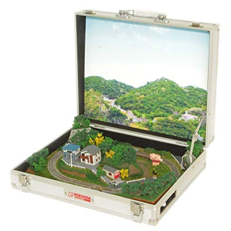 ロクハン Zゲージ ミニトランクレイアウト 高台タイプ S064-1 鉄道模型用品