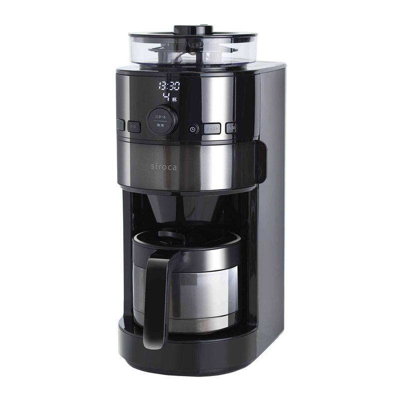 シロカ コーン式全自動コーヒーメーカー [真空二重ステンレスサーバー
