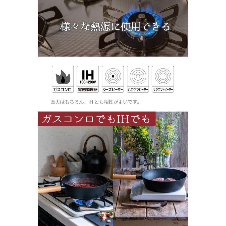 TI:DAチタン＆ダイヤモンドWコーティング マルチパン 24cm 28cm マルチパン マルチ鍋 フライパン 深型 深型 24cm 深型フライパン ミルクパン 深め マルチポット | ブランド登録なし | 10