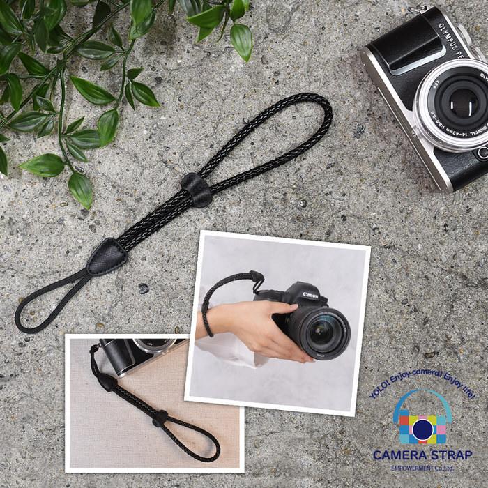 編込 レザー カメラストラップ カメラ ハンドストラップ 革 スリム かっこいい かわいい デジカメ コンデジ ミラーレス 一眼レフ キャノン ニコン ソニー 黒 茶 Cslzsm1 Trend Street Yahoo 店 通販 Yahoo ショッピング