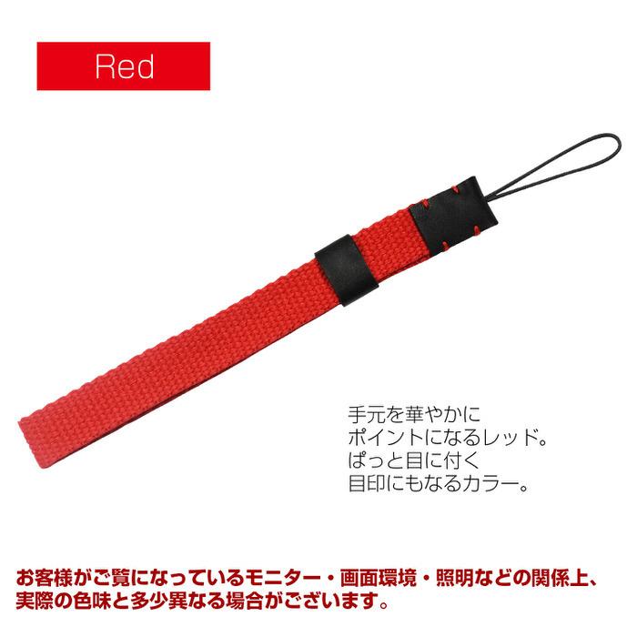 おしゃれ カメラストラップ カメラ ハンドストラップ 単色 ブラック レッド かわいい デジカメ コンデジ ミラーレス 一眼レフ キャノン ニコン 黒 赤 | ブランド登録なし | 13