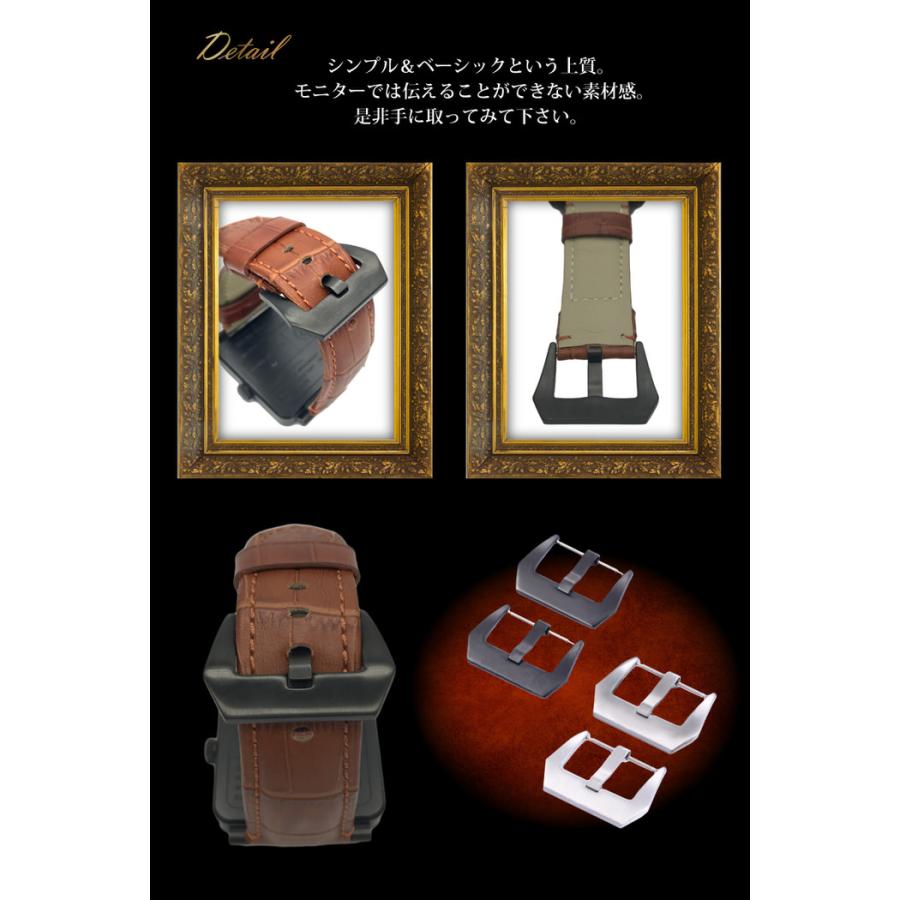 尾錠 時計 腕時計 typeBR 22mm ブラック シルバー パーツ 尾錠ブラック マットブラック マットシルバー 黒 銀 : TREND ...