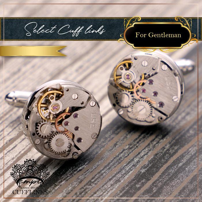 機械式 腕時計 ムーブメント メカ カフス カフスボタン カフリンクス カフスリンクス カフス 職人 メンズ シャツ 結婚式 かっこいい 時計職人 スムースパンク 時 Em3021 Trend Street Yahoo 店 通販 Yahoo ショッピング