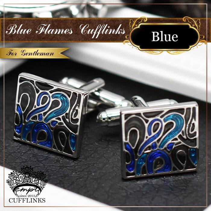 AHORA | ライトブルーカフスボタン / シルバーカラー / 内径14mm #0000087 ブルー クリスタル ボール カフス ボタン シャツ カフスボタン メンズ カジュアル (ブルー A)