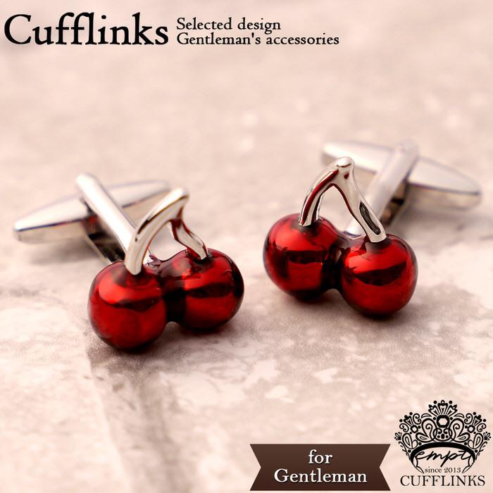 チェリー さくらんぼ フツール 食べ物 モチーフ ピンク 桃 レッド 赤 カフリンクス カフスリンクス カフス カフスボタン 目立つ メンズ 付け方 結婚式 おしゃれ Em9072 Trend Street Yahoo 店 通販 Yahoo ショッピング