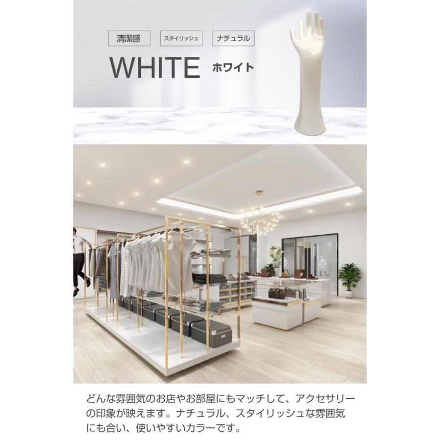 レディース トルソー マネキン 手 ロング ※アウトレット ハンドマネキン ハンド マネキン 女性用 アクセサリー 商品撮影 女 黒 ジュエリー インテリア 店舗｜trendst｜07