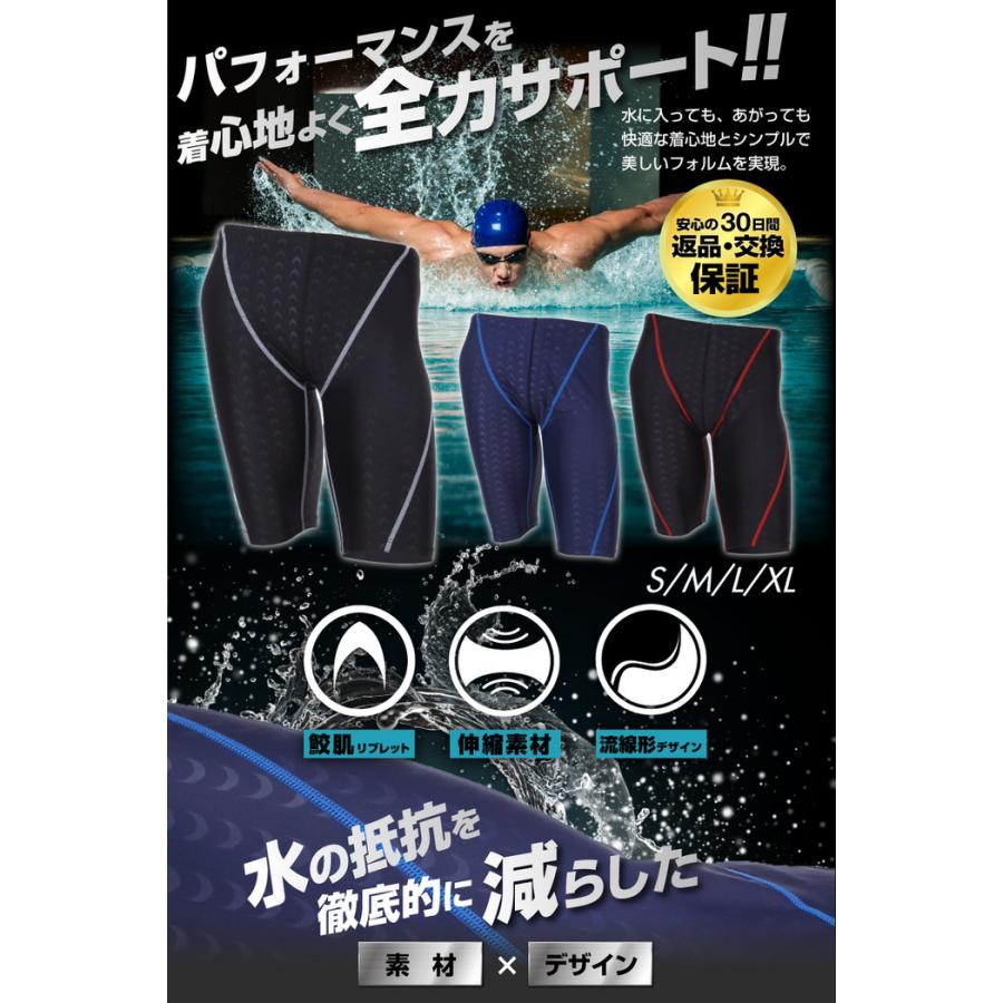 EMPT メンズ フィットネス水着 スイムウェア スポーツ 男性用 競泳水着