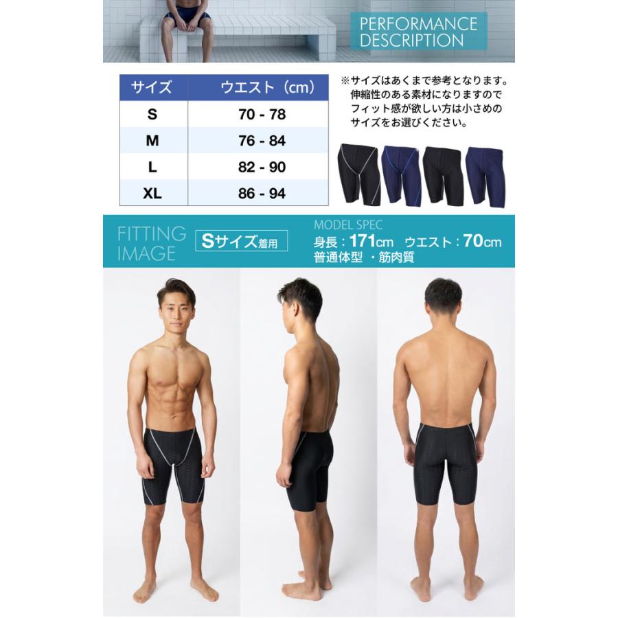 EMPT メンズ フィットネス水着 スイムウェア スポーツ 男性用 競泳水着