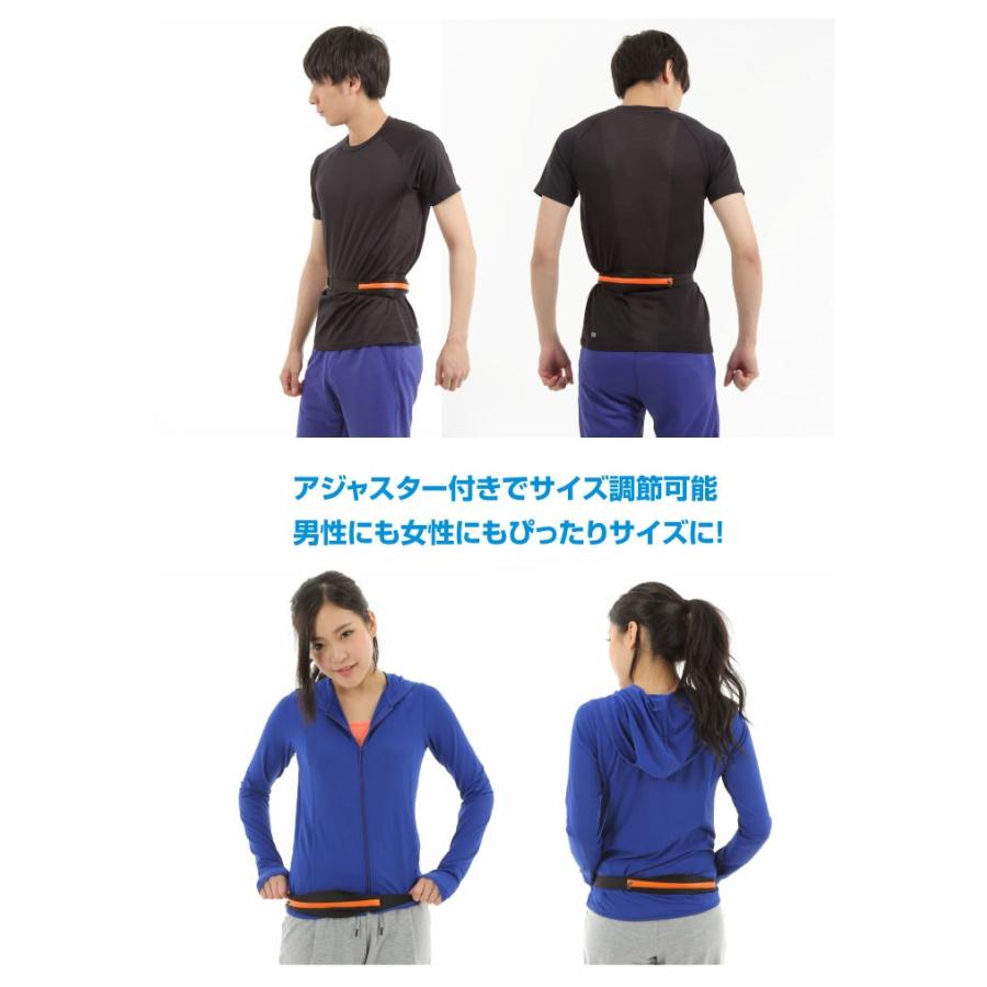 ランニングポーチスリムWzip スマートフォンが入る ジョギング ランニングポーチ ランナーポーチ かっこいい ウォーキング ランニングバック ス | ブランド登録なし | 14