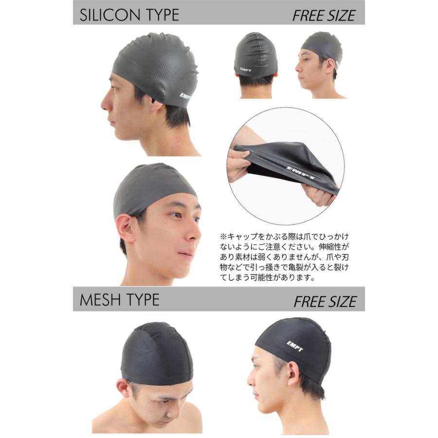 EMPT メンズ フィットネス水着 水着 セット ゴーグル 耳栓 鼻栓 付