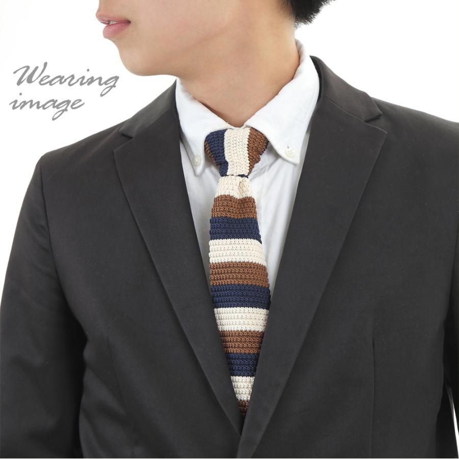 MARGARET HOWELL ナローニットタイ 20パターン 選べる ニットネクタイ ニットタイ ナロータイ 細い