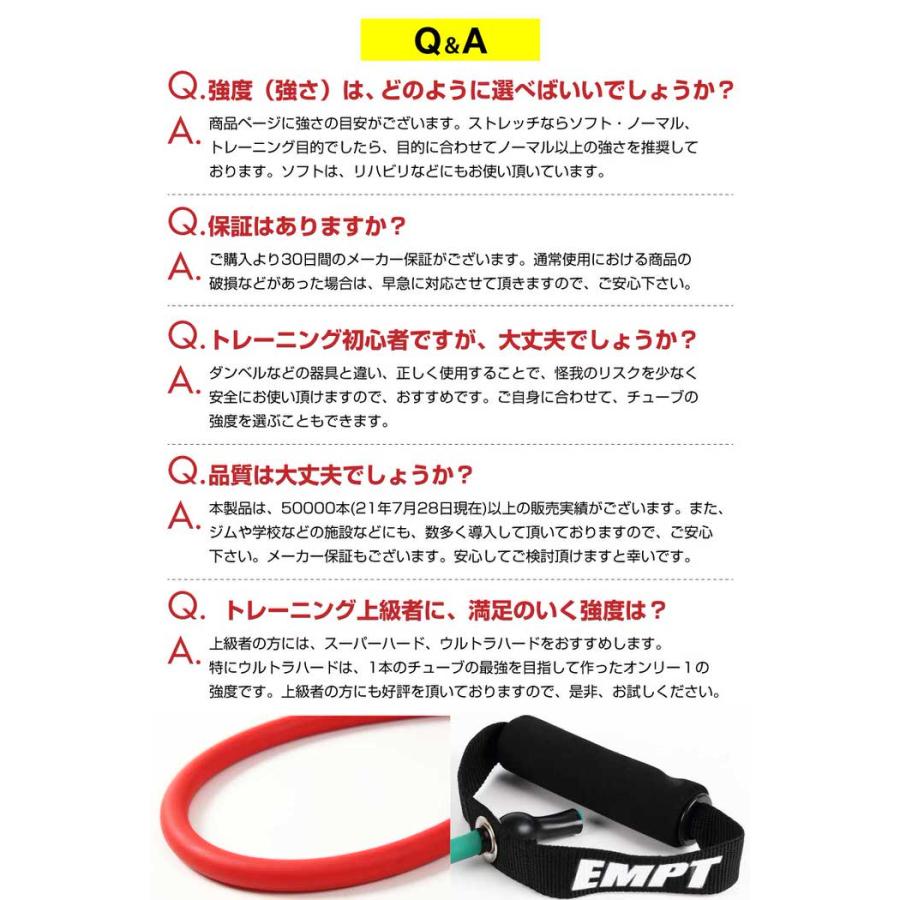 トレーニングチューブ ノーマル 5本セット 肩 背中 腰 腕 胸 体幹 筋肉
