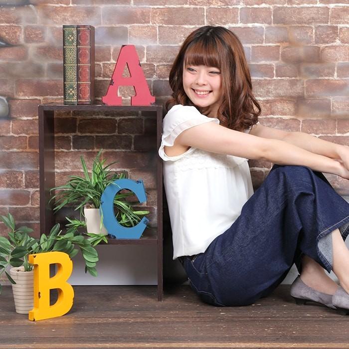 ヴィンテージ加工アルファベットオブジェ[アウトレット