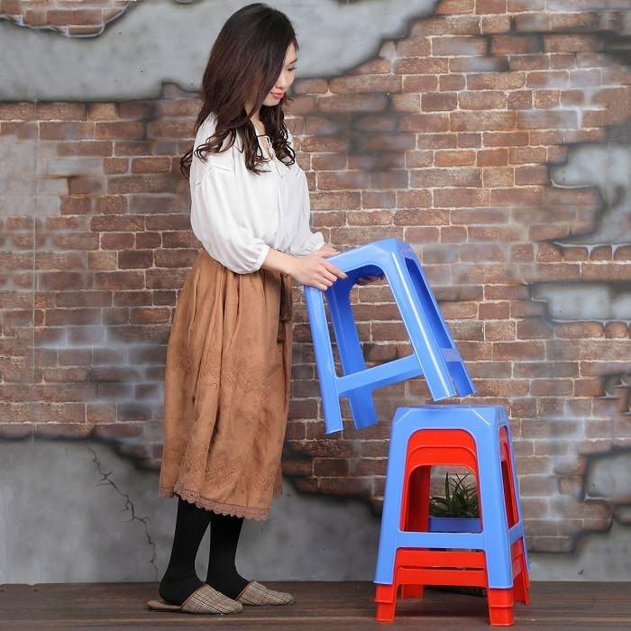 アジアン屋台風チェア椅子 青ブルー 屋台 東南アジア 台湾 : トレンド