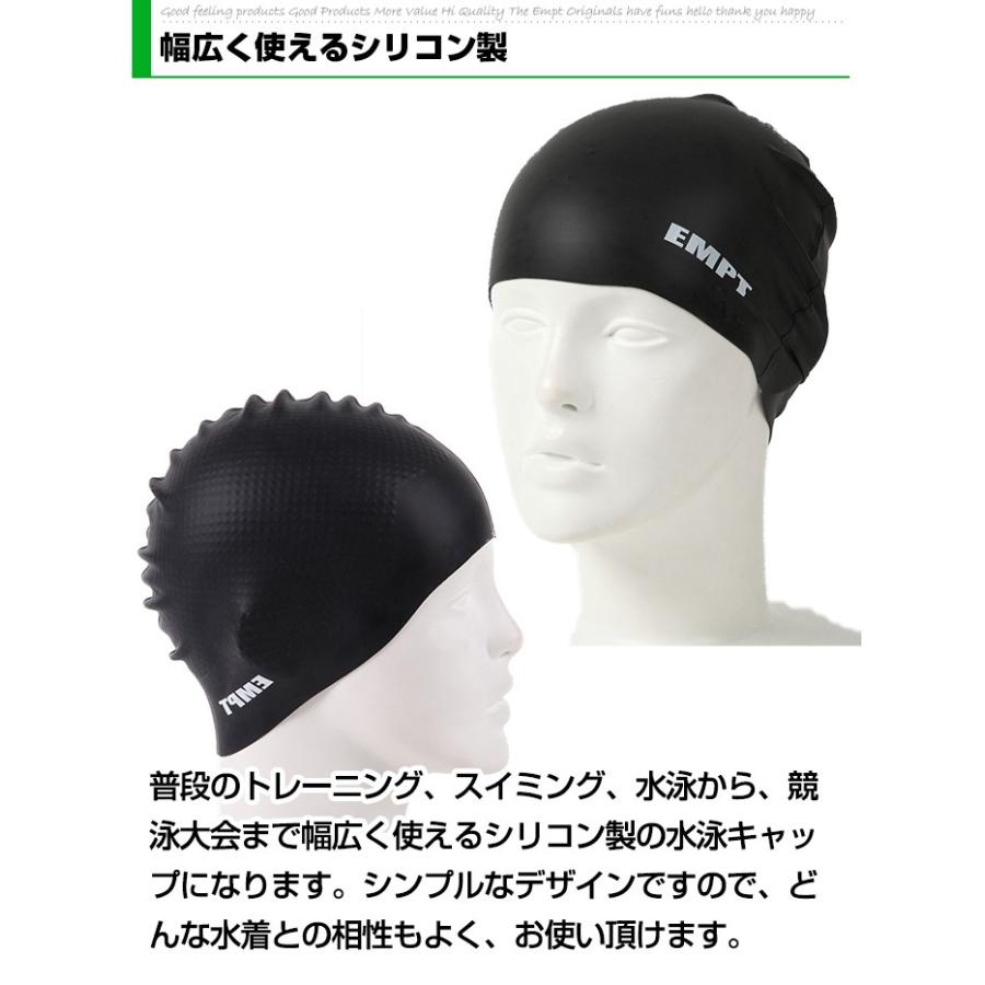シリコン製 シリコンキャップ 水泳帽子 スイミングキャップ スイムキャップ イボ付き ブラック |  | 01