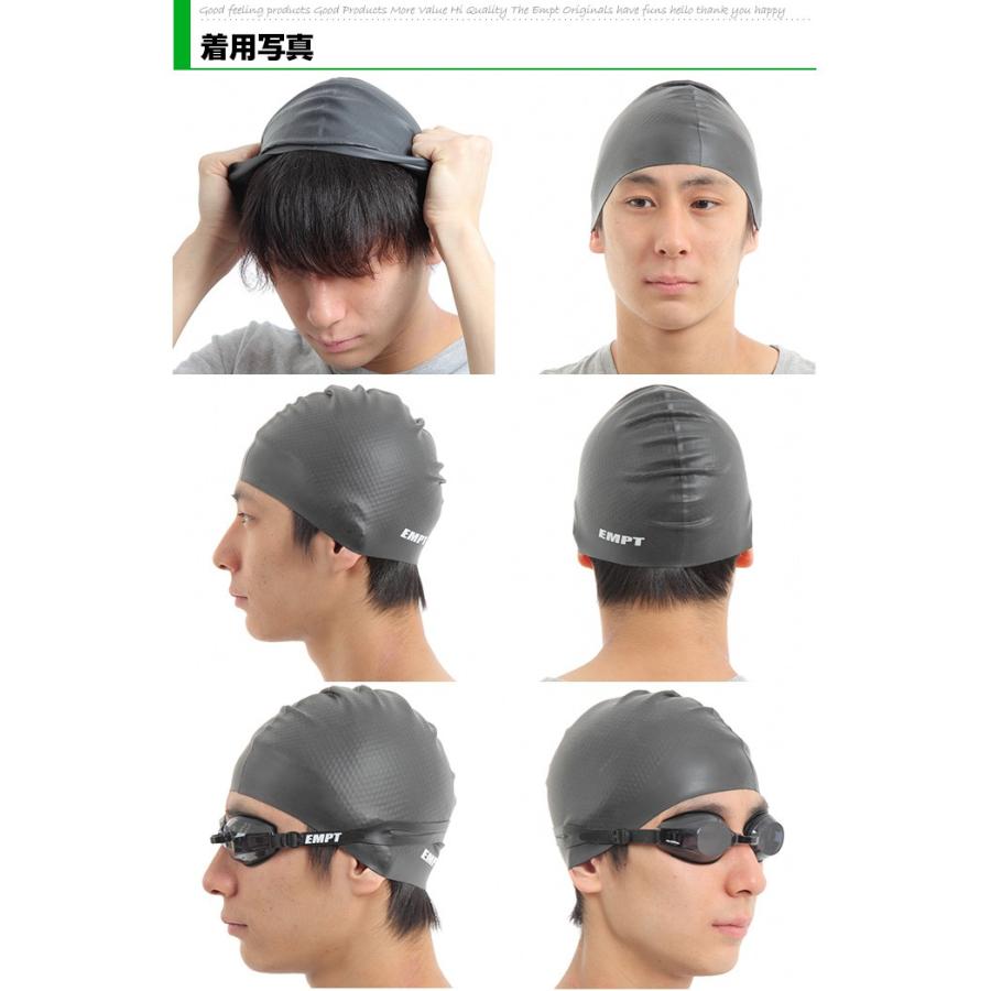 シリコン製 シリコンキャップ 水泳帽子 スイミングキャップ スイムキャップ イボ付き ブラック |  | 04