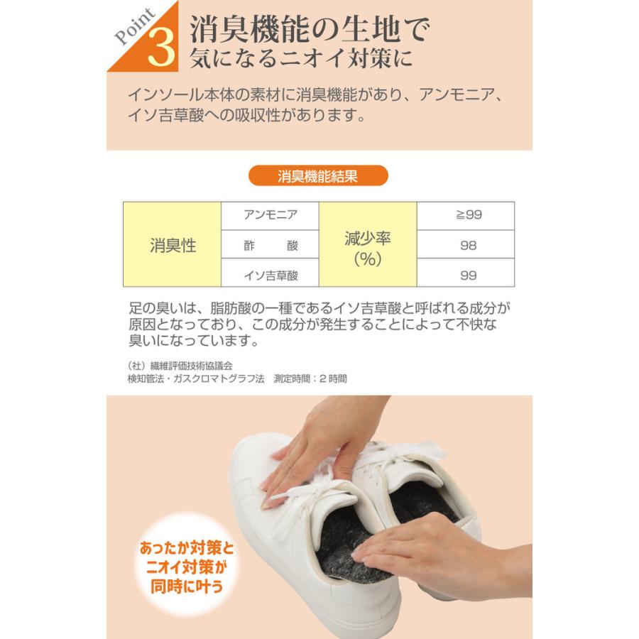 暖ボアフリースインソール Toe インソール 保温 冬 インソール 防寒 中敷き フリース ボア 秋 爪先 あったか 暖かい レディース 防寒用 |  | 06