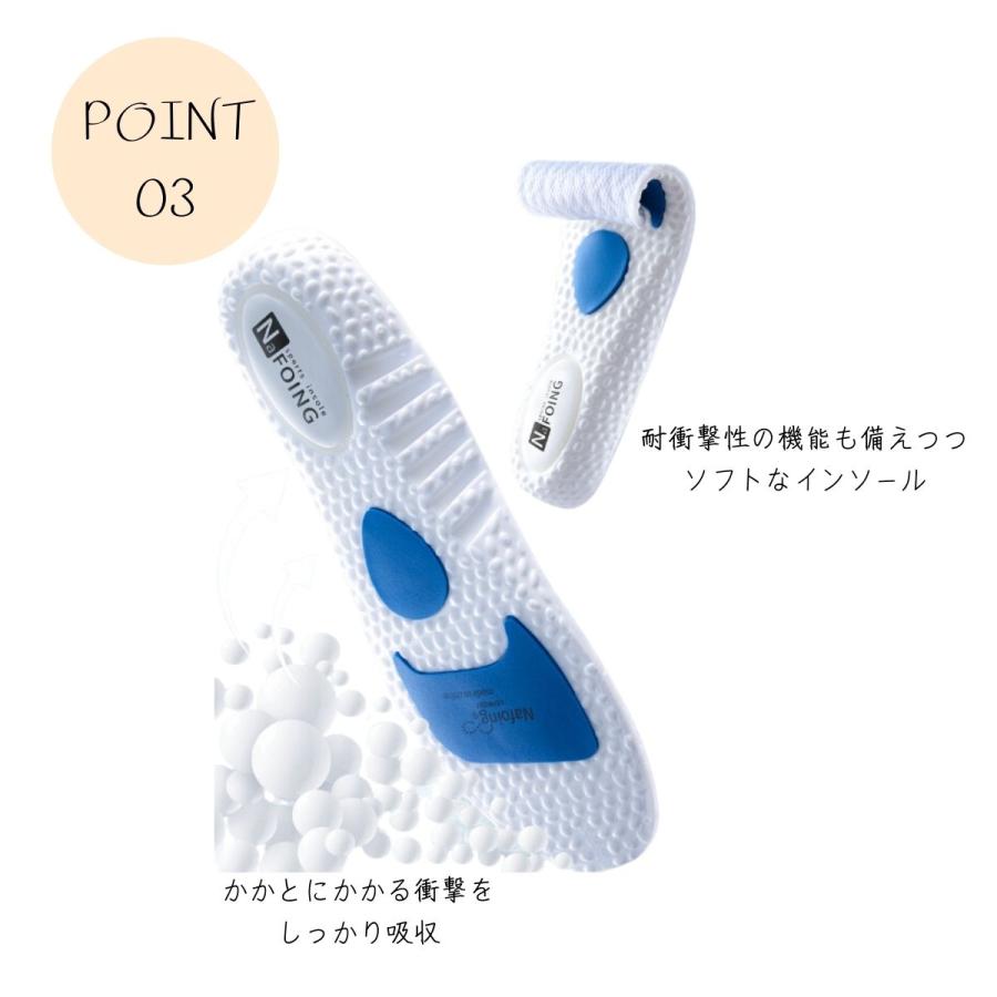 インソール 衝撃吸収 中敷き スポーツ スニーカー 疲れない 靴