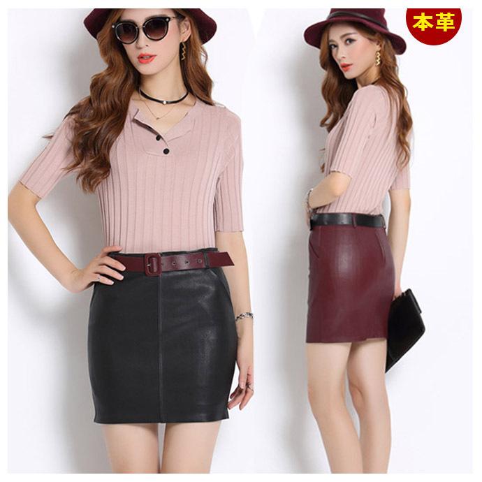 本革スカート ラムレザースカート タイトスカート スカート ショートスカート ベルト付き ミニ丈 ポケット付 エレガント 秋冬 レディース 通勤 Qz214 Trendy Me 通販 Yahoo ショッピング