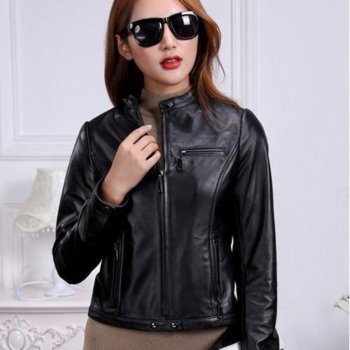 安い ストア 革ジャン レザージャケット ライダースジャケット 本革 ジャケット レディース シングル 春秋 黒ジャケット ショートコート 大きいサイズ セール半額 Pesqueirotreslagoas Com Br