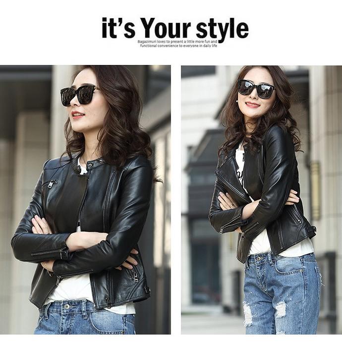 ラムレザー ライダースジャケット 本革 ショートコート レザージャケット レディース アウター レディースコート Ladies Lady S Coat 女性用 春秋冬 コーデ 長 Yd186 Trendy Me 通販 Yahoo ショッピング