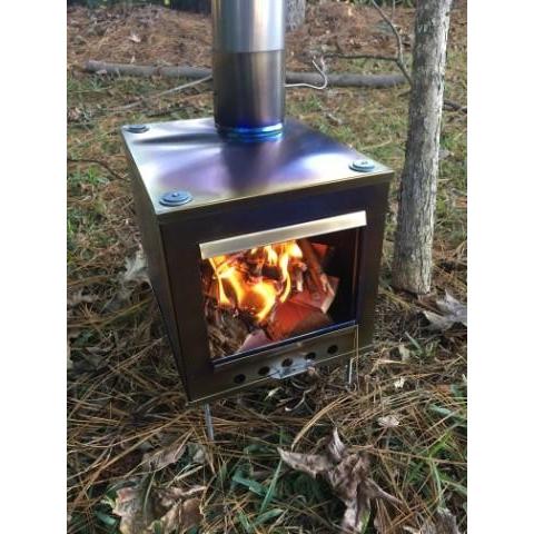 薪ストーブ ポータブルチタンストーブ Mサイズ 新モデル  Portable Titanium Wood Stove Seek Outside｜trente-trois｜05