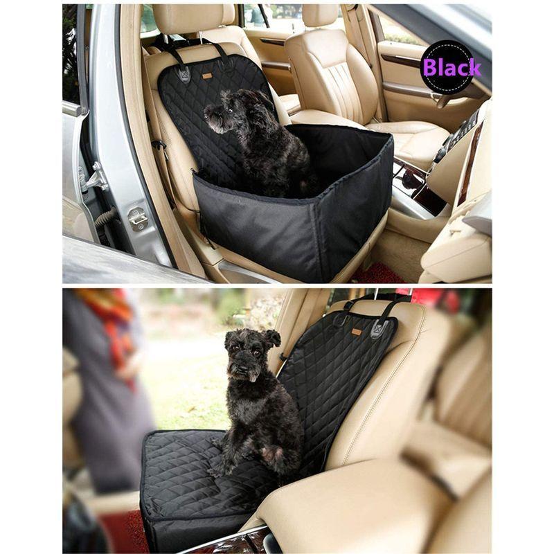 Lcpet 車用ペットシート ペット用ドライブボックス 助手席用 ペット用品 荷物落下防止 飛び出し防止 小型犬 中型犬 猫対応 水洗い 折