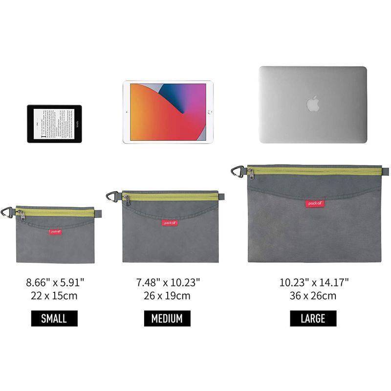 特売 Pack All トラベル ポーチセット ジッパー式 ファイル収納ポーチ 小物入れ 書類整理ポーチ 旅行収納ポーチ オフィス用品 雑貨 文房 全ての Turningheadskennel Com