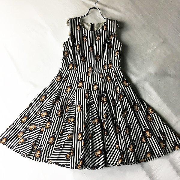 15 秋冬 定価3 4万 Lois Crayon ロイスクレヨン ストライプ クラシカル ワンピース M ノースリーブ ドレス ブランド古着 買取販売 Tresor 通販 Yahoo ショッピング