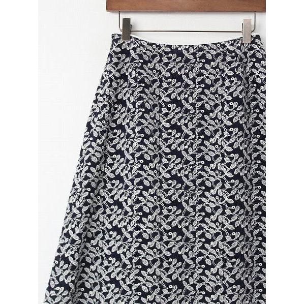 Sally Scott 美品 サリースコット フラワー ジャガード コーデュロイ 