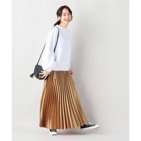 ラス 美品 定価3.5万 THE Dallas ザダラス ACCO メタリック プリーツ  