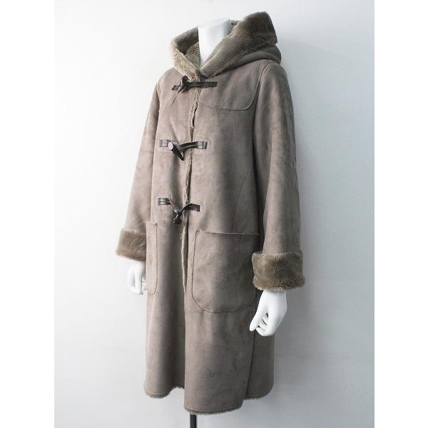 スプリングセール Lusso Vita Nano Universe ルッソビータ ナノ ユニバース フェイクムートン ダッフルコート 38 グレージュ 裏起毛 ブランド古着 買取販売 Tresor 通販 Yahoo ショッピング