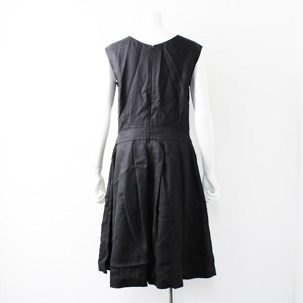 Margaret Howell マーガレットハウエル リネン ノースリーブ ワンピース 1 ブラック タック ブランド古着 買取販売 Tresor 通販 Yahoo ショッピング